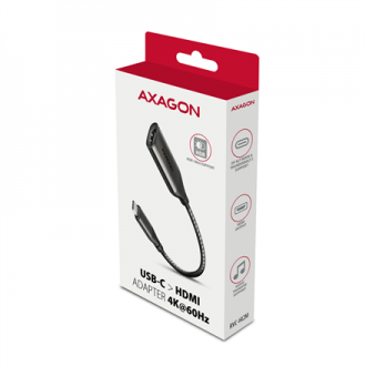AXAGON | Active converter | USB-C to HDMI | 0.25 m AXAGON | Active converter | USB-C to HDMI | 0.25 m