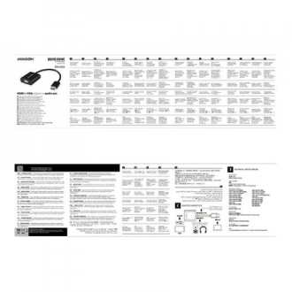 AXAGON | Active converter | HDMI to VGA | 0.15 m AXAGON | Active converter | HDMI to VGA | 0.15 m