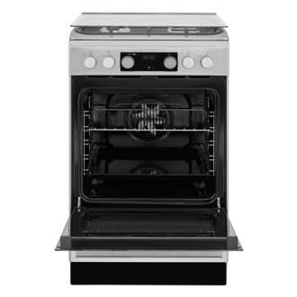 Whirlpool Cooker | WS5G8CHX/E/1 | Hob type Gas | Oven type Electric | Stainless steel | Width 50 cm | LED | Depth 60 cm | 60 L