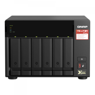 QNAP | 6-Bay QTS and QuTS hero NAS | TS-673A-8G | Up to 6 HDD/SSD Hot-Swap | AMD Ryzen | Ryzen V1500B Quad-Core | Processor freq QNAP | 6-Bay QTS and QuTS hero NAS | TS-673A-8G | Up to 6 HDD/SSD Hot-Swap | AMD Ryzen | Ryzen V1500B Quad-Core | Processor freq