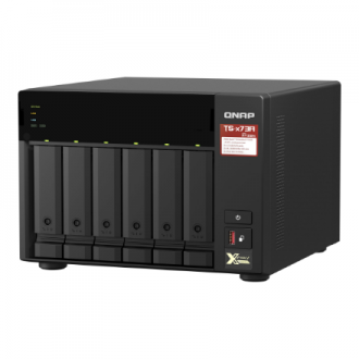 QNAP | 6-Bay QTS and QuTS hero NAS | TS-673A-8G | Up to 6 HDD/SSD Hot-Swap | AMD Ryzen | Ryzen V1500B Quad-Core | Processor freq QNAP | 6-Bay QTS and QuTS hero NAS | TS-673A-8G | Up to 6 HDD/SSD Hot-Swap | AMD Ryzen | Ryzen V1500B Quad-Core | Processor freq
