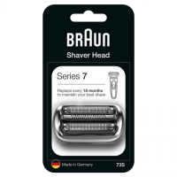 Braun | Shaver Replacement Head Series 7, Silver | 73S