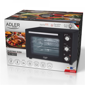 Adler Electric oven | AD 6025 | 35 L | 1500 W | Black Adler Electric oven | AD 6025 | 35 L | 1500 W | Black