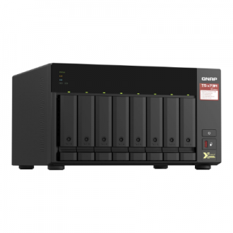 QNAP | 8-Bay QTS and QuTS hero NAS | TS-873A-8G | Up to 8 HDD/SSD Hot-Swap | AMD Ryzen | Ryzen V1500B Quad-Core | Processor freq QNAP | 8-Bay QTS and QuTS hero NAS | TS-873A-8G | Up to 8 HDD/SSD Hot-Swap | AMD Ryzen | Ryzen V1500B Quad-Core | Processor freq