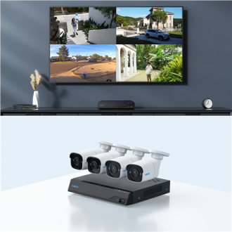 Reolink | Super HD Security Camera System | NVS8-5MB4 | Bullet | 5/4 MP | f 4.0mm fixed F 2.0 | Power over Ethernet (PoE) | IP67