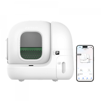 PETKIT PURA MAX 2 Self-Cleaning Cat Litter, Green + Magnetic Cat Litter Remover | P99022 | White