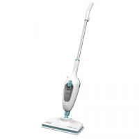BLACK & DECKER | Steam mop | FSMH13E10-QS | Power 1300 W | Water tank capacity 0.38 L | White/Blue