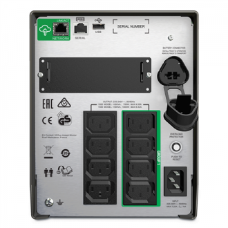 Schneider Electric APC Smart-UPS, Tower, 8x IEC C13 outlets, SmartConnect Port+SmartSlot, AVR, LCD | SMT1000IC | 1000 VA | 700 W Schneider Electric APC Smart-UPS, Tower, 8x IEC C13 outlets, SmartConnect Port+SmartSlot, AVR, LCD | SMT1000IC | 1000 VA | 700 W