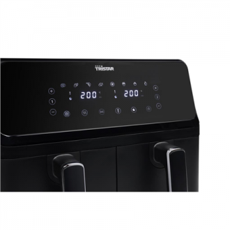 Tristar Double Basket Airfryer | FR-9026 | Power 2700 W | Capacity 8 L | Black