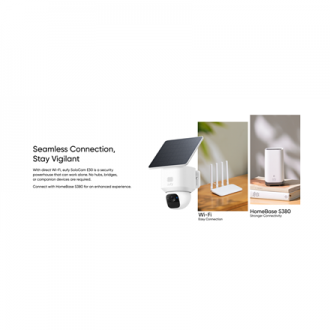Anker Eufy Security Camera with Solar Panel | SoloCam E30 | F/1.6 | IP65 | Micro SD, Max. 128GB Anker Eufy Security Camera with Solar Panel | SoloCam E30 | F/1.6 | IP65 | Micro SD, Max. 128GB