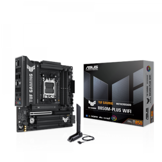Asus TUF GAMING B850M-PLUS WIFI | Processor family AMD | Processor socket AM5 | DDR5 | Supported hard disk drive interfaces M.2, Asus TUF GAMING B850M-PLUS WIFI | Processor family AMD | Processor socket AM5 | DDR5 | Supported hard disk drive interfaces M.2,