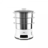 TEFAL Steamer Pot | VC502D10 | 0.7 L | Number of programs 8 | White/Stainless Steel