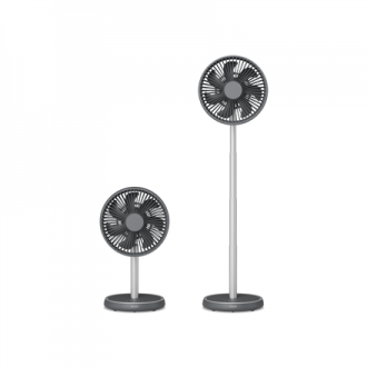 Duux Fan | Rize Flex | Stand Fan | Grey | Diameter 21 cm | Number of speeds 4 | Oscillation | 10 W | No