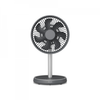 Duux Fan | Rize Flex | Stand Fan | Grey | Diameter 21 cm | Number of speeds 4 | Oscillation | 10 W | No