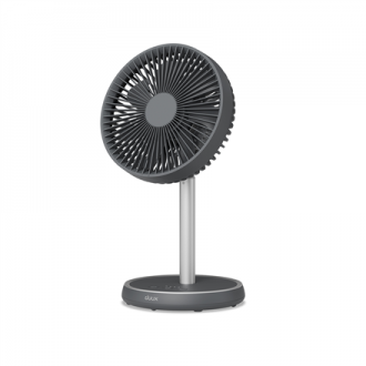 Duux Fan | Rize Flex | Stand Fan | Grey | Diameter 21 cm | Number of speeds 4 | Oscillation | 10 W | No