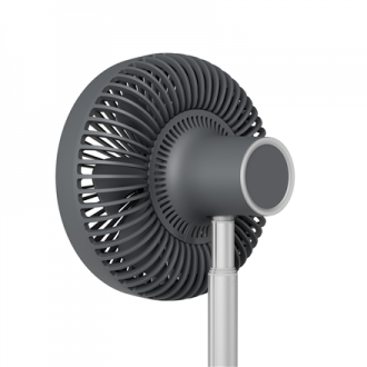 Duux Fan | Rize Flex | Stand Fan | Grey | Diameter 21 cm | Number of speeds 4 | Oscillation | 10 W | No
