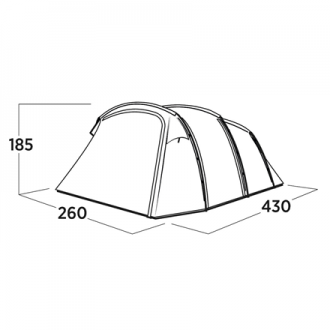 Easy Camp Family tent | Hamra 4 | 4 person(s) | Blue Easy Camp Family tent | Hamra 4 | 4 person(s) | Blue