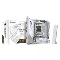 Gigabyte X870I AORUS PRO ICE | Processor family AMD | Processor socket AM5 | DDR5 SDRAM | Supported hard disk drive interfaces M
