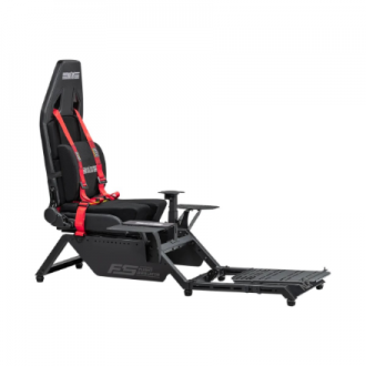 Next Level Racing | Flight Simulator Cockpit | Black and Red