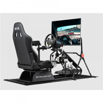 Next Level Racing | Racing Simulator Cockpit | GTRacer 2.0 | Black