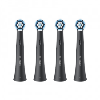 Oral-B Replaceable toothbrush heads | iO GentleCare | Heads | For adults | Number of brush heads included 4 | Black Oral-B Replaceable toothbrush heads | iO GentleCare | Heads | For adults | Number of brush heads included 4 | Black