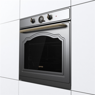 Gorenje Oven | BOS67372CLB | 77 L | Electric | AquaClean | Mechanical control | Steam function | Height 59.5 cm | Width 59.5 cm Gorenje Oven | BOS67372CLB | 77 L | Electric | AquaClean | Mechanical control | Steam function | Height 59.5 cm | Width 59.5 cm