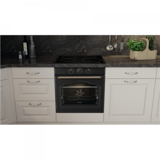 Gorenje Oven | BOS67372CLB | 77 L | Electric | AquaClean | Mechanical control | Steam function | Height 59.5 cm | Width 59.5 cm Gorenje Oven | BOS67372CLB | 77 L | Electric | AquaClean | Mechanical control | Steam function | Height 59.5 cm | Width 59.5 cm