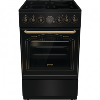 Gorenje Cooker | GECS5B70CLB | Hob type Vitroceramic | Oven type Electric | Black | Width 50 cm | Depth 59.4 cm | 70 L Gorenje Cooker | GECS5B70CLB | Hob type Vitroceramic | Oven type Electric | Black | Width 50 cm | Depth 59.4 cm | 70 L
