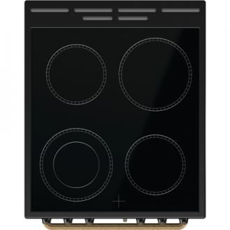 Gorenje Cooker | GECS5B70CLB | Hob type Vitroceramic | Oven type Electric | Black | Width 50 cm | Depth 59.4 cm | 70 L Gorenje Cooker | GECS5B70CLB | Hob type Vitroceramic | Oven type Electric | Black | Width 50 cm | Depth 59.4 cm | 70 L