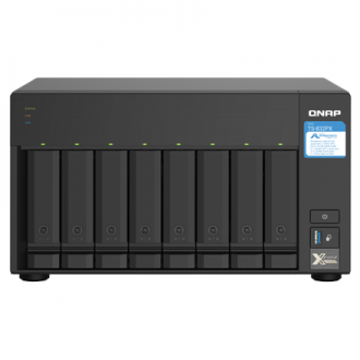 QNAP | 8-Bay QTS NAS | TS-832PX-4G | Up to 8 HDD/SSD Hot-Swap | AnnapurnaLabs Alpine | AL324 ARM Cortex-A57 Quad-Core | Processo QNAP | 8-Bay QTS NAS | TS-832PX-4G | Up to 8 HDD/SSD Hot-Swap | AnnapurnaLabs Alpine | AL324 ARM Cortex-A57 Quad-Core | Processo