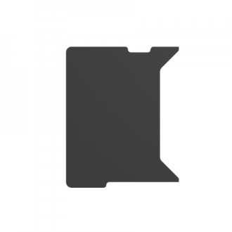 Genesis | Holm Modular Side Desk Top Left 60cm | NDS-2282 | Anthracite Black