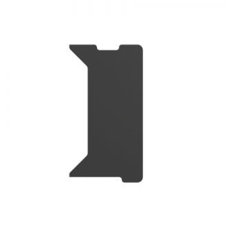 Genesis | Holm Modular Side Desk Top Right 40cm | NDS-2279 | Anthracite Black