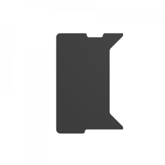 Genesis | Holm Modular Side Desk Top Left 50cm | NDS-2280 | Anthracite Black