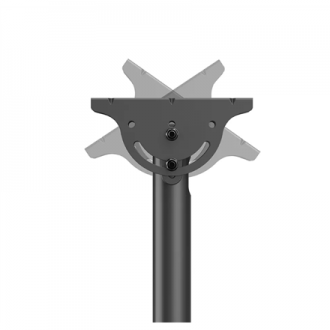 Neomounts CL35-340BL12 Monitor/TV mount Ceiling | Adjustable Height, Rotate, Tilt, Swivel | 23-42 