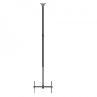 Neomounts CL35-440BL16XL Monitor/TV Mount Ceiling | Adjustable Height, Rotate, Tilt, Swivel | 37-70 