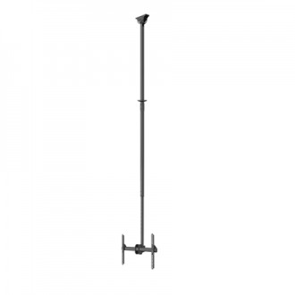 Neomounts CL35-440BL16XL Monitor/TV Mount Ceiling | Adjustable Height, Rotate, Tilt, Swivel | 37-70 