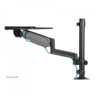 Neomounts Desk Mount | DS90-325BL1 Sit-stand workstation desk | Adjustable Height, Rotate, Tilt, Swivel | 17-32 