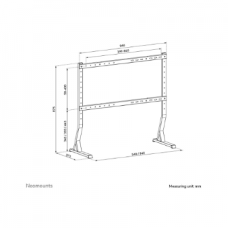 Neomounts Desk Mount | DS45-430BL18 TV stand | Adjustable Height | 45-90 Neomounts Desk Mount | DS45-430BL18 TV stand | Adjustable Height | 45-90