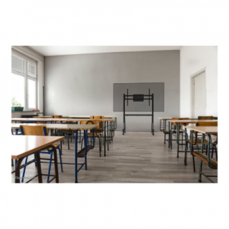 Neomounts Floor stand | FL50-525BL1 TV trolley | Adjustable Height | 55-86 