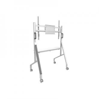 Neomounts Floor stand | FL50-525WH1 TV trolley | Adjustable Height | 55-86 