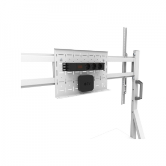 Neomounts Floor stand | FL50-525WH1 TV trolley | Adjustable Height | 55-86 