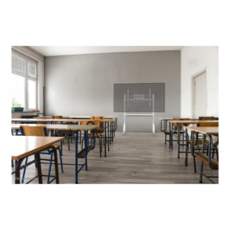 Neomounts Floor stand | FL50-525WH1 TV trolley | Adjustable Height | 55-86 