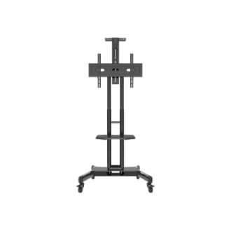 Neomounts Floor stand | NM-M1700BLACK TV trolley | Adjustable Height | 32-75 