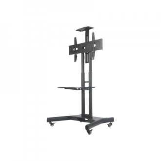 Neomounts Floor stand | NM-M1700BLACK TV trolley | Adjustable Height | 32-75 