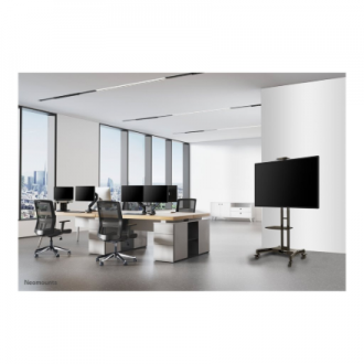 Neomounts Floor stand | NM-M1700BLACK TV trolley | Adjustable Height | 32-75 