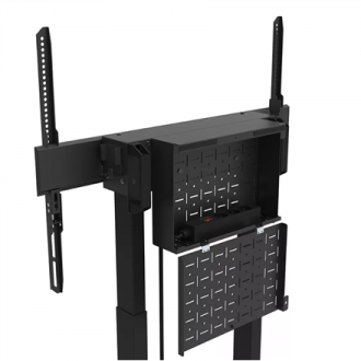 Neomounts Floor stand | FL55-875BL1 TV trolley | Adjustable Height | 55-100 Neomounts Floor stand | FL55-875BL1 TV trolley | Adjustable Height | 55-100