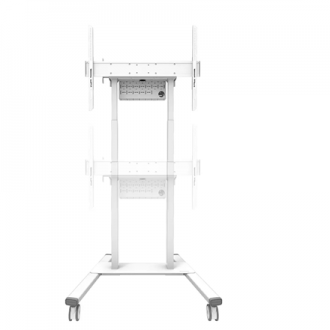 Neomounts Floor stand | FL55-875WH1 TV trolley | Adjustable Height | 55-100 Neomounts Floor stand | FL55-875WH1 TV trolley | Adjustable Height | 55-100