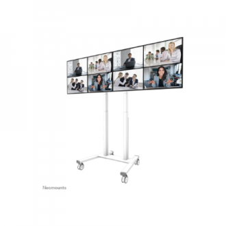 Neomounts Floor stand | ADM-875WH2 Dual screen adapter | Adjustable Height | 42-65 Neomounts Floor stand | ADM-875WH2 Dual screen adapter | Adjustable Height | 42-65
