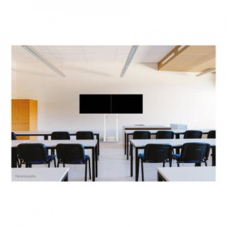 Neomounts Floor stand | ADM-875WH2 Dual screen adapter | Adjustable Height | 42-65 Neomounts Floor stand | ADM-875WH2 Dual screen adapter | Adjustable Height | 42-65