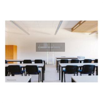 Neomounts Floor stand | ADM-875WH2 Dual screen adapter | Adjustable Height | 42-65 Neomounts Floor stand | ADM-875WH2 Dual screen adapter | Adjustable Height | 42-65